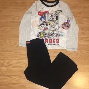 Boys justice league pajamas